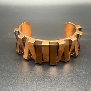 Vintage Renoir Copper Modernist Cuff Bracelet